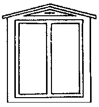 San Juan Details (formerly Grandt Line) 3710 Durango Station Windows -- Two-Pane, 36 x 44", O Scale