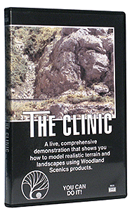 Woodland Scenics WOO970 DVD -- The Clinic (Landscaping How-To), All Scales