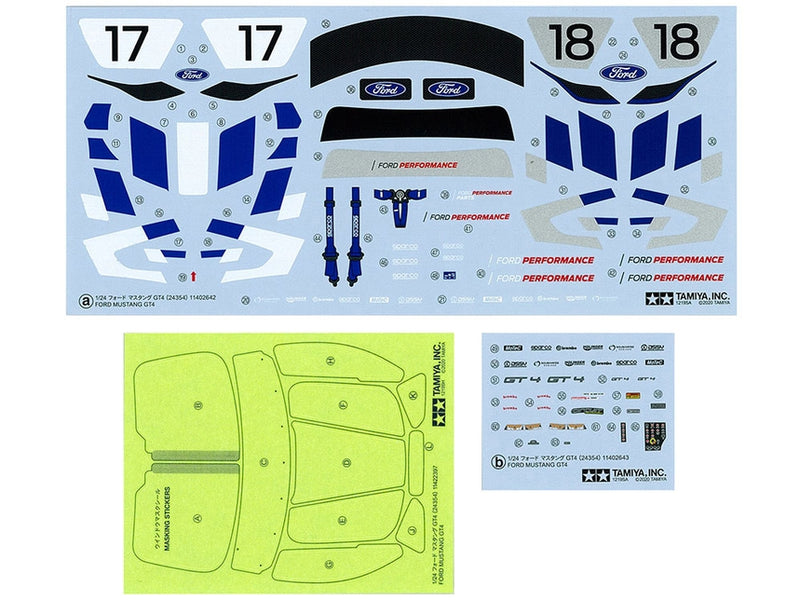 Tamiya 24354 FORD MUSTANG GT4, 1:24 Scale