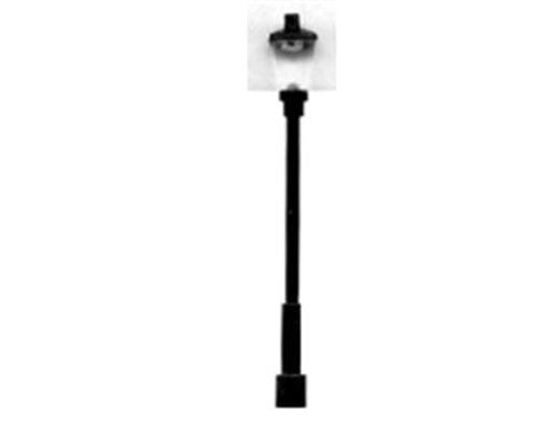 Tichy Train Group 8155 Early Style Street Lamp pkg(8; black & clear plastic parts), HO Scale