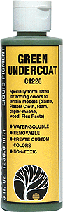Woodland Scenics WOO1228 Earth Colors Liquid Pigment(TM) - 8oz 237mL Bottle -- Green, All Scales