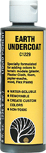 Woodland Scenics WOO1229 Earth Colors Liquid Pigment(TM) - 8oz 237mL Bottle -- Earth, All Scales