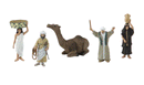 Woodland Scenics 4441 Egyptian Culture Figures - Scene-A-Rama(R) -- pkg(5), All Scales