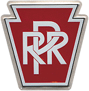 Microscale Industries 10001 Embossed Die-Cut Metal Sign -- Pennsylvania Railroad, All Scales