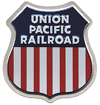 Microscale Industries 10002 Embossed Die-Cut Metal Sign -- Union Pacific, All Scales