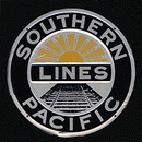 Microscale Industries 10005 Embossed Die-Cut Metal Sign -- Southern Pacific, All Scales