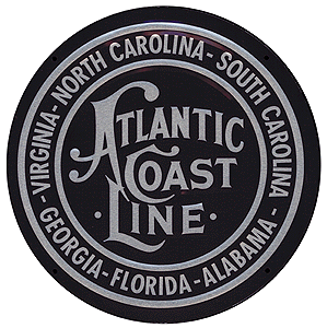 Microscale Industries 10012 Embossed Die-Cut Metal Sign -- Atlantic Coast Line, All Scales