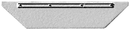 Cannon & Company 1551 EMD Cab Sunshades -- Razor Edge Style w/Reinforcing Bracket pkg(8), HO Scale