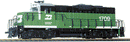WalthersTrainline 931-101 EMD GP9M - Standard DC -- Burlington Northern