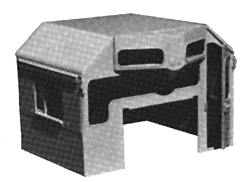 Cannon & Company 1502 EMD Hood Unit Cab Kit -- "35" Line, HO Scale