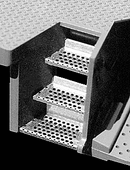 Cannon & Company 2003 Engine Step Set (Photo-Etched Brass) -- For Kato SD40, SD45 Series Engines, HO Scale