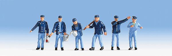 Noch Gmbh & Co 15282 Engineers & Switchmen -- pkg(6), HO Scale