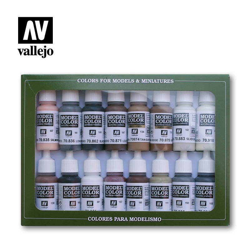 Vallejo Acrylic Paints 70144 Equestrian Colors