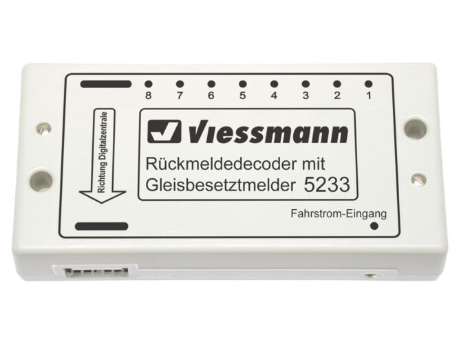 Viessmann Modellspielwaren 5233 Feedback Decoder W/Occupancy Detection -- For Marklin Digital System, All Scales