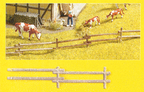 Noch Gmbh & Co 33010 Field Fence -- 2-1/4 x 1/4" 5.8cm x .7cm pkg(18), N Scale