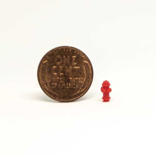 All Scale Miniatures 1600788 Fire Hydrant pkg(5), N Scale