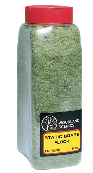 Woodland Scenics FL634 Static Grass Light Green Shake