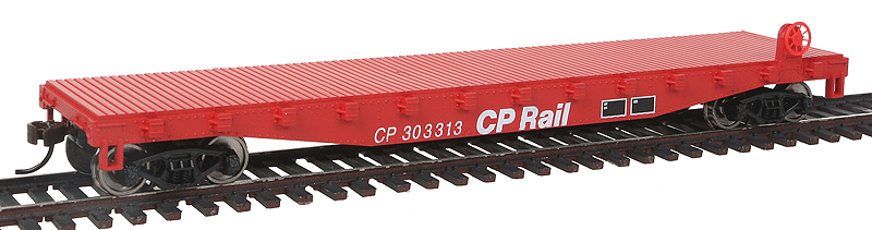 WalthersTrainline 931-1460 Flatcar - Ready to Run -- Canadian Pacific, HO Scale