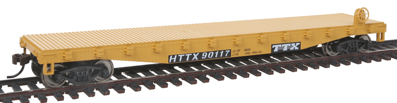 WalthersTrainline 931-1463 Flatcar - Ready to Run -- Trailer-Train, HO Scale