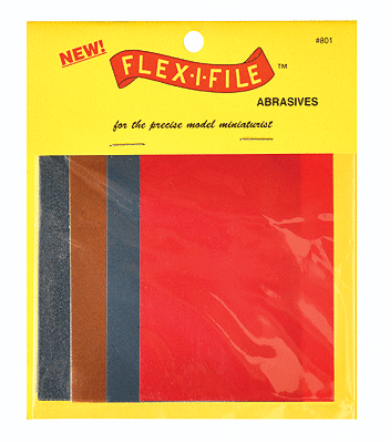 Profile Accessories Inc. 801 Flex-I-File Abrasives Package -- Includes 2 Sheets Each