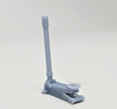 All Scale Miniatures 1600917 Floor Jack -- pkg(5), N Scale