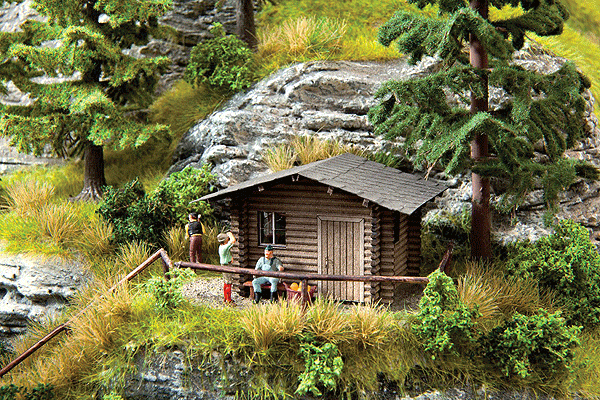 Noch Gmbh & Co 14342 Forest Lodge -- Kit - 2-9/16 x 2 x 1-9/16"  6.5 x 5.1 x 4cm, HO Scale