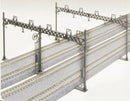 Kato KAT23-064 Four Track Catenary Poles -- Straight pkg(10), N Scale