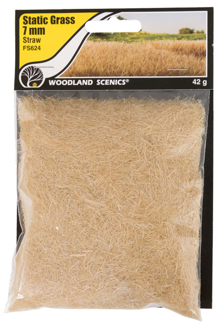 Woodland Scenics FS624 Static Grass Straw 7mm
