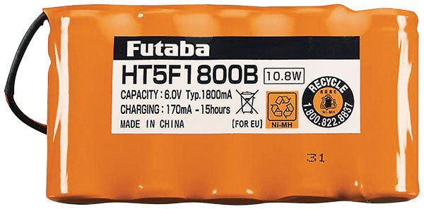 Futaba UBA0142 1800mAh NiMh Transmitter Battery (5-Cell)