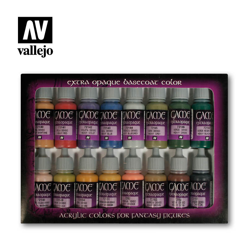 Vallejo Acrylic Paints 72290 Extra Opaque Colors