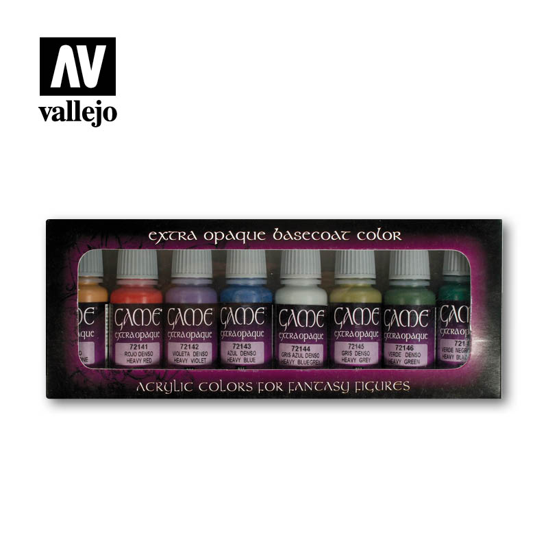 Vallejo Acrylic Paints 72294 Extra Opaque Colors