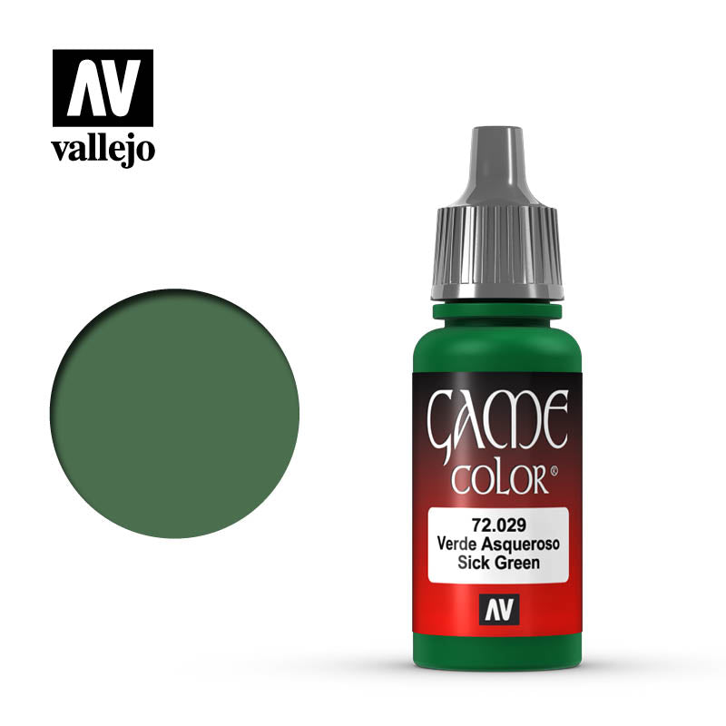 Vallejo Acrylic Paints 72029 Sick Green