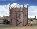 Walthers Cornerstone 933-3819 Gas Storage Tank -- Kit - 6-3/8" 16.2cm Diameter x 6-3/8" 16.2cm Tall, N Scale