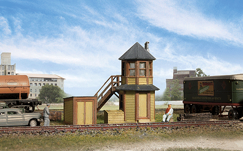 Walthers Cornerstone 933-3811 Gateman's Tower -- Kit, N Scale