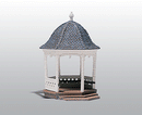 Woodland Scenics WOO236 Gazebo - Scenic Details(R) -- Kit - 1-1/2 x 2-1/4" 3.8 x 5.7cm, HO Scale