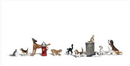 Woodland Scenics 2725 Dogs & Cats, O