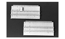 Detail Associates 6222 Gondola Parts -- Riveted Ends for GS Style pkg(2), HO Scale