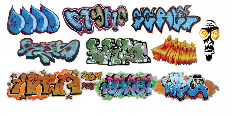 T2 Decals NSGRAF022 Graffiti Decals -- Set