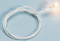 Cir-Kit Concepts Inc 10106 Grain-Of-Rice Bulb -- 12V w/8" Black Wire