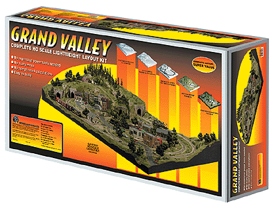 Woodland Scenics 1483 Ho Grand Valley Layout Kit, HO Scale