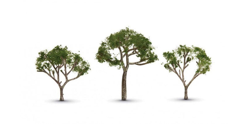Woodland Scenics WOO3525 Gum Trees -- 2-1/2 - 3-1/2" 6.4 - 8.9cm Tall pkg(3), All Scales