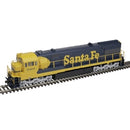 Atlas 10 003 705 GE U28CG - LokSound and DCC - Master(R) Gold -- Santa Fe 7903 (Warbonnet, blue, yellow), HO