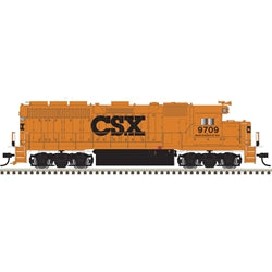 Atlas 10004004 HO GP40 SILVER CSX [MOW]