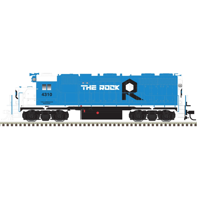 Atlas 10004063 HO GP38 SILVER ROCK ISLAND RAIL