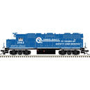 Atlas 10004067 HO GP38 SILVER CONRAIL [SPIRIT OF CONRAIL]