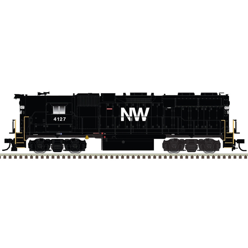 Atlas 10004071 HO GP38 SILVER NORFOLK WESTERN