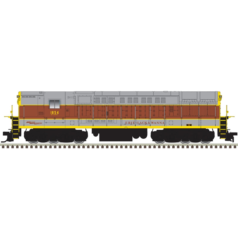 Atlas 10004107 HO TRAIN MASTER PH.1A SILVER ERIE LACKAWANNA