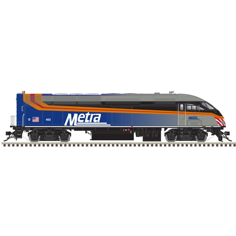 Atlas 10004146 HO MP-36 SILVER METRA