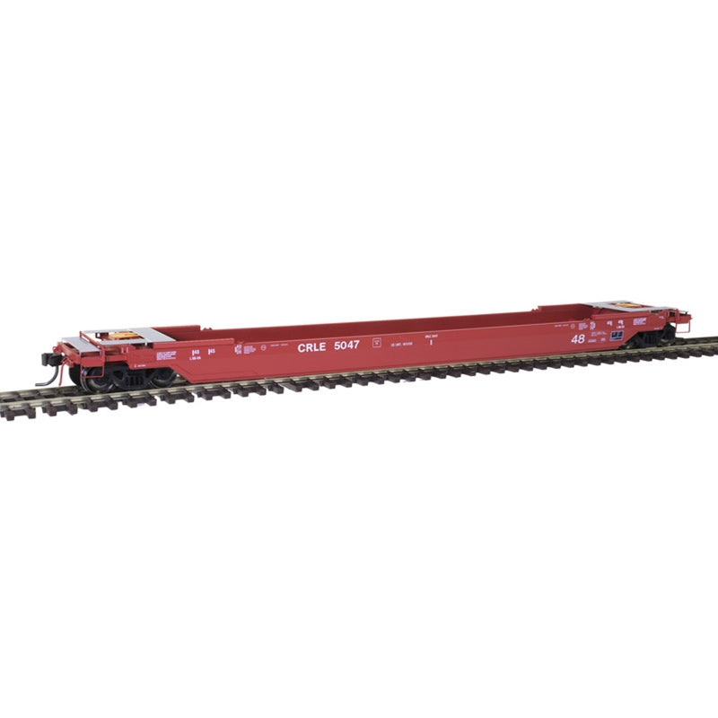 Atlas 20006003 Gunderson 48' All-Purpose Well Car - Ready to Run -- Coe Rail Leasing CRLE 5050 (red, white), HO Scale