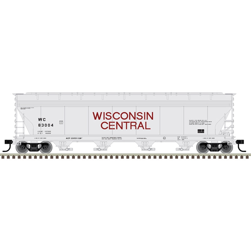 Atlas 20006399 HO MASTER PLUS 5250 COVERED HOPPER WISCONSIN CENTRAL